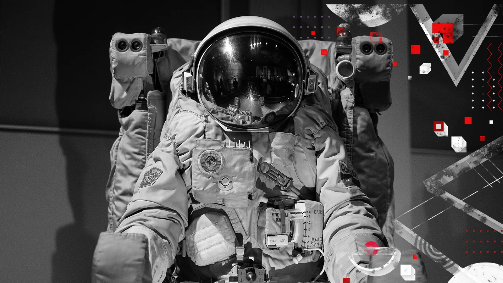 L’astronaute en noir et blanc du visuel historique des expertises MCW
