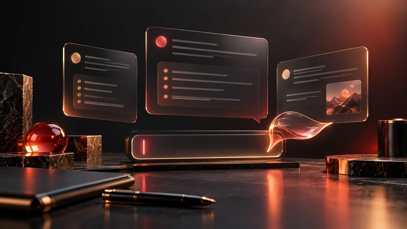 Interface de dialogue illustrant la rédaction de prompts