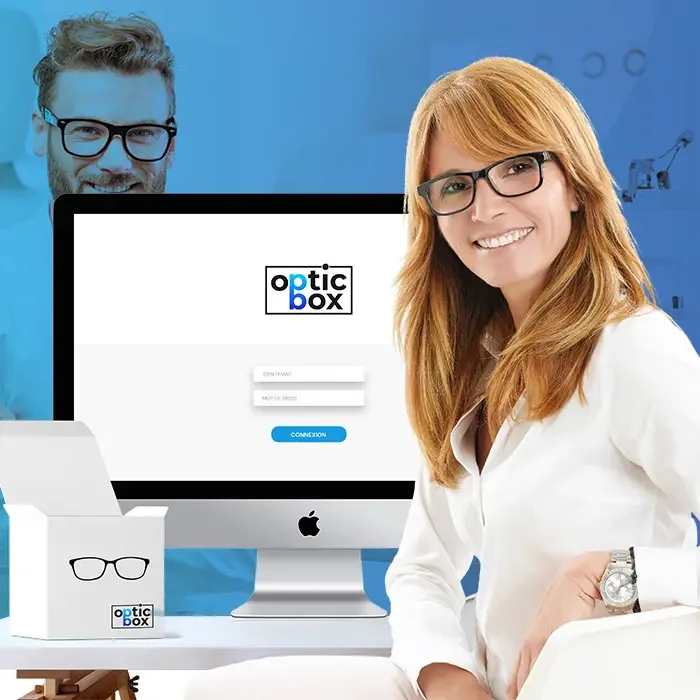 Optic Box : identité visuelle et site web pour un logiciel d’optique